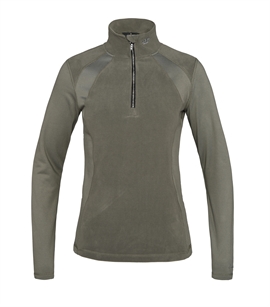 Kingsland Rishi Ladies 1/2 Zip Fleece - Green Gunmetal